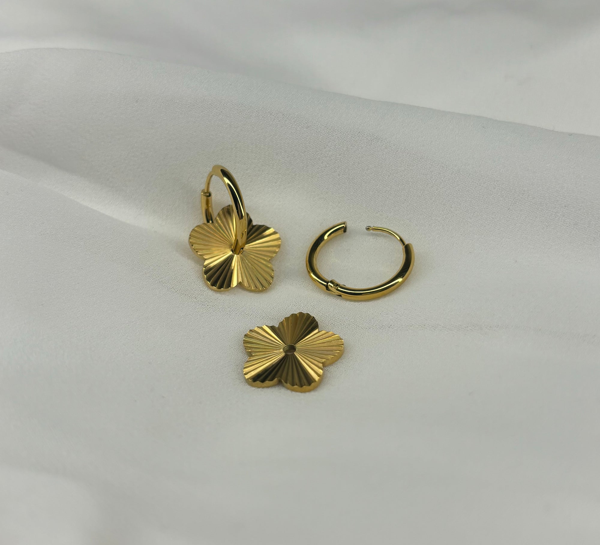Sunburst Flower Earrings