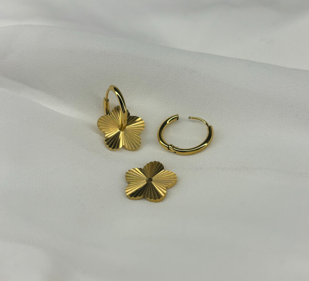 Sunburst Flower Earrings
