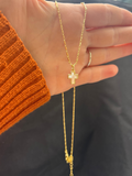 Mother Of Pearl Cross Necklace