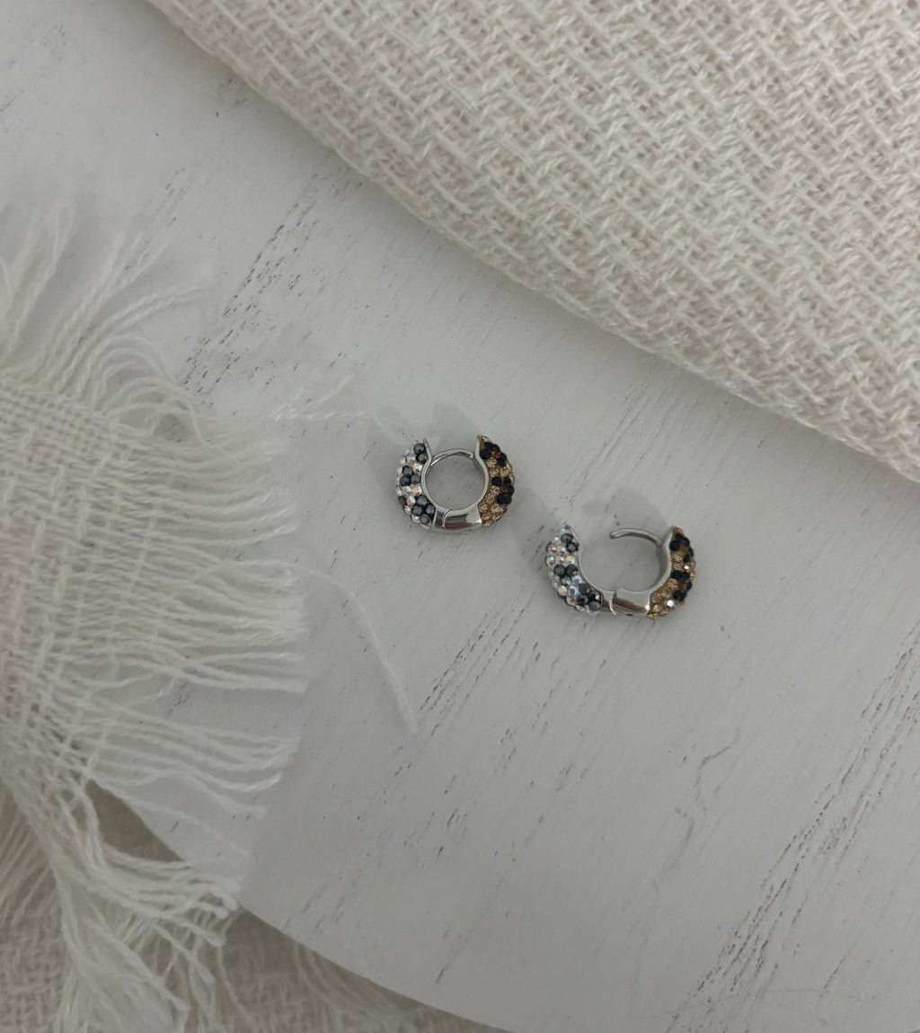 Reversible Cow & Leopard Print Hoop