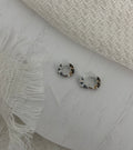 Reversible Cow & Leopard Print Hoop