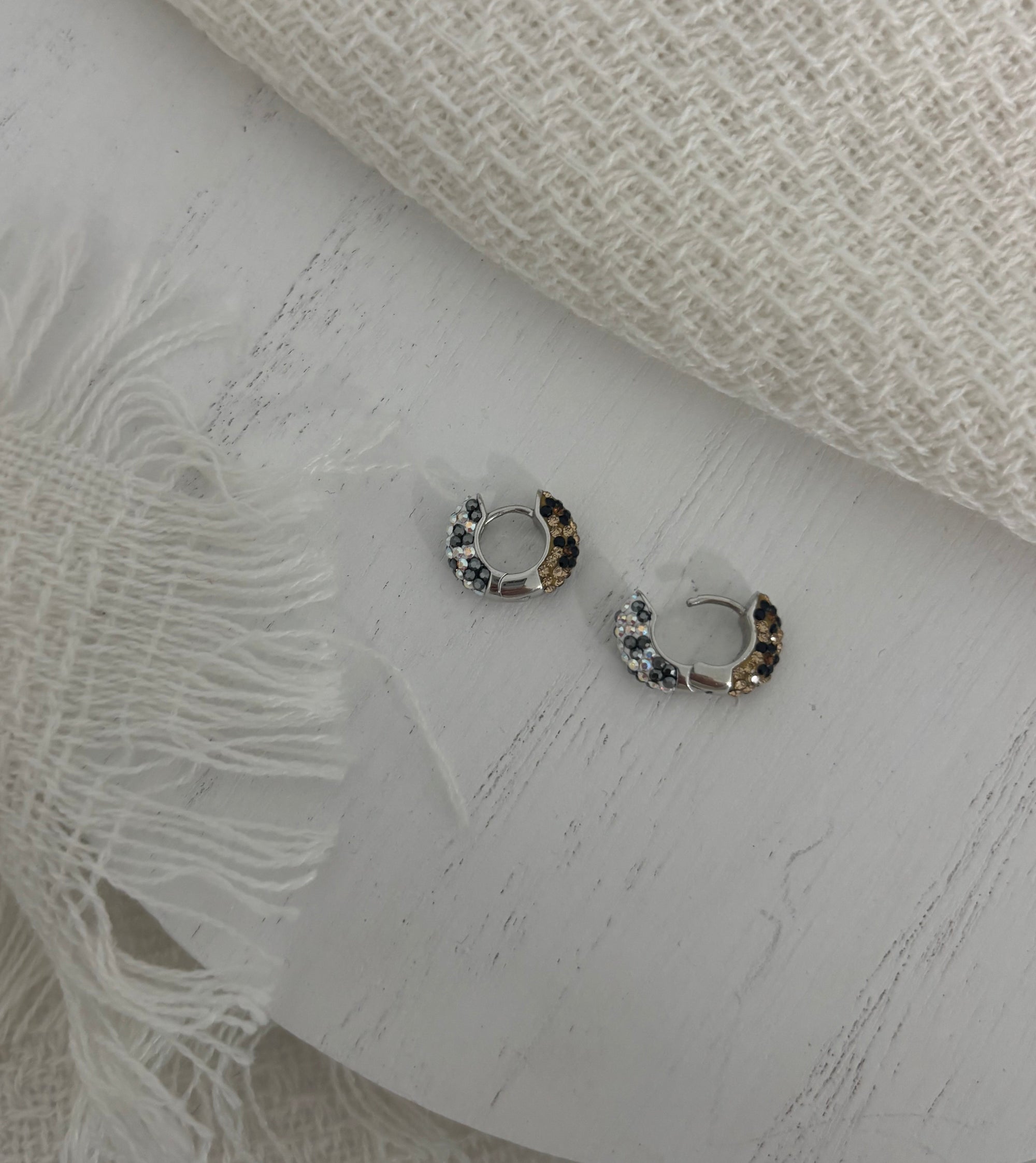 Reversible Cow & Leopard Print Hoop