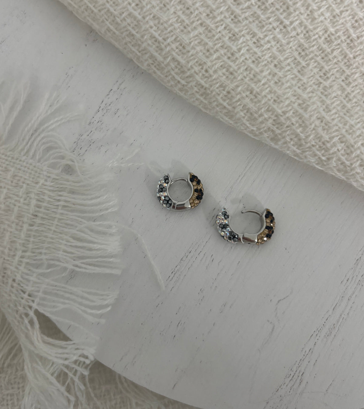 Reversible Cow & Leopard Print Hoop