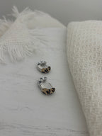 Reversible Cow & Leopard Print Hoop