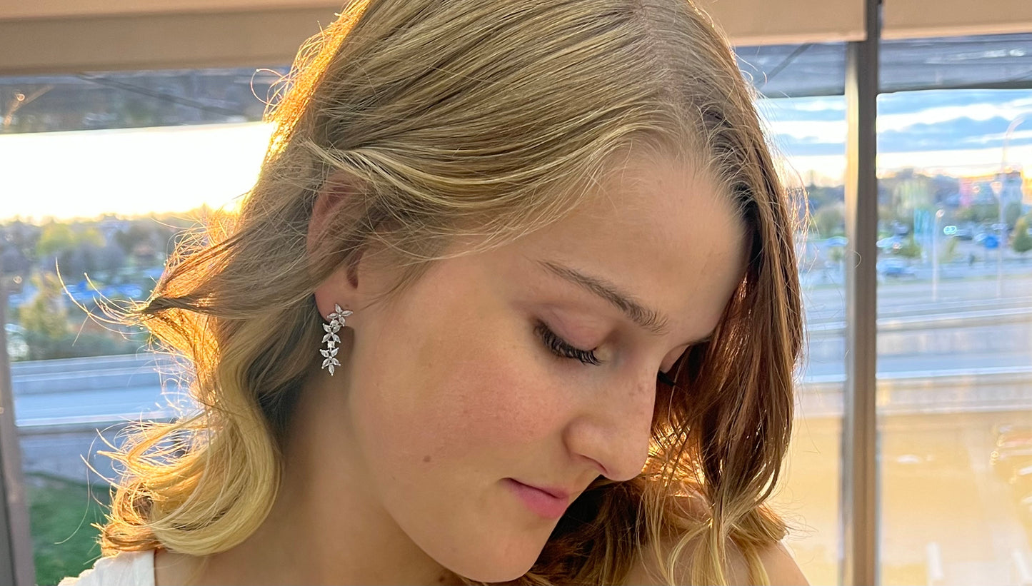 Chey Silver Dangles