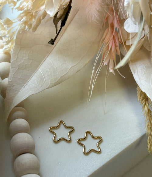14K Gold Filled Cookie Cutter Star