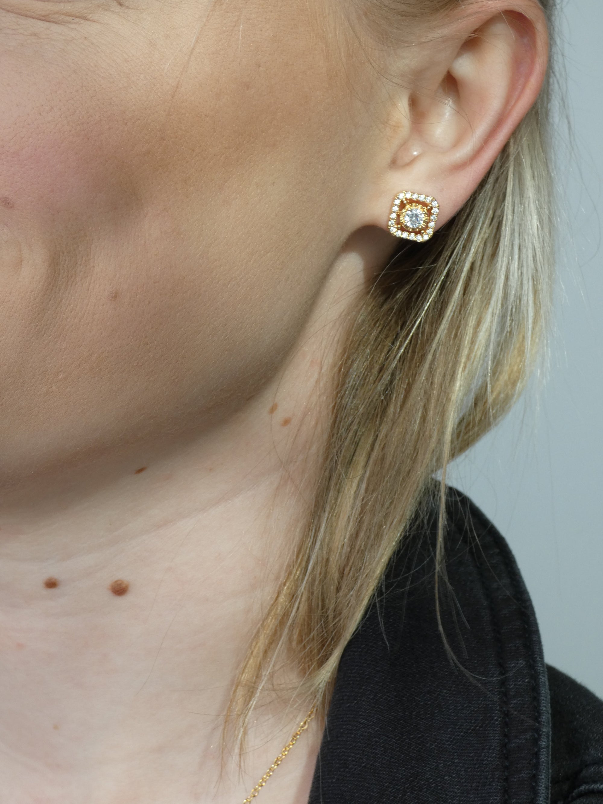 Elegant Gold Studs