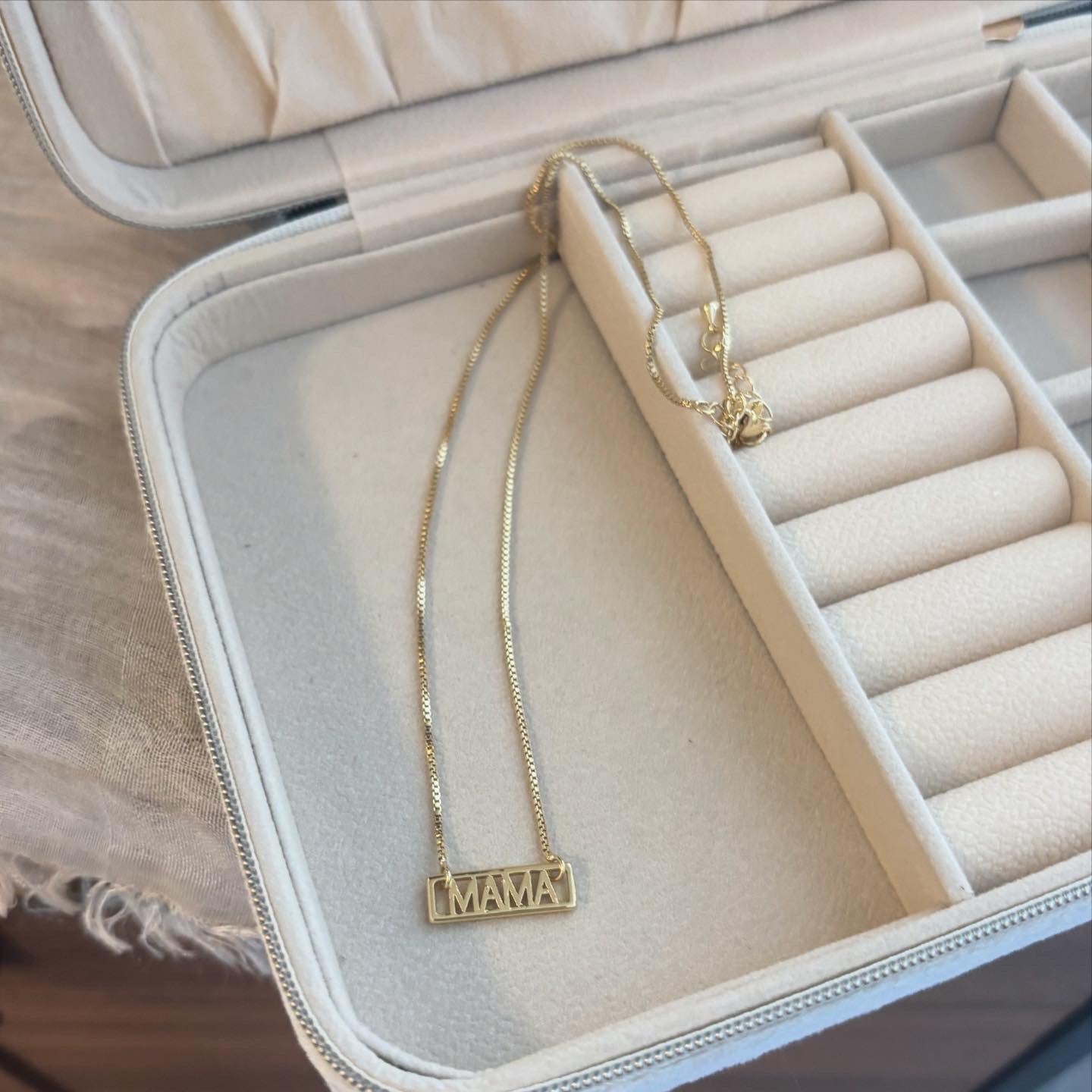 Gold MAMA Necklace