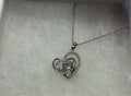 Elegant Silver Heart Necklace